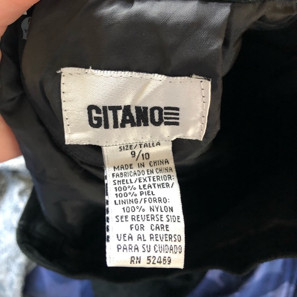 Vintage 80’s Gitano black suede midi pencil skirt SMALL - Picture 3 of 10